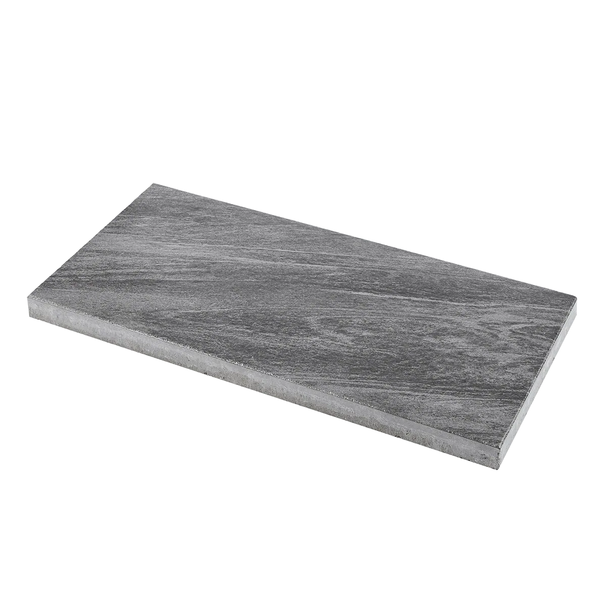 Premium-flise 40,5x80,5x4 cm Grå struktur 5x80 — premium betonfliser til belægning